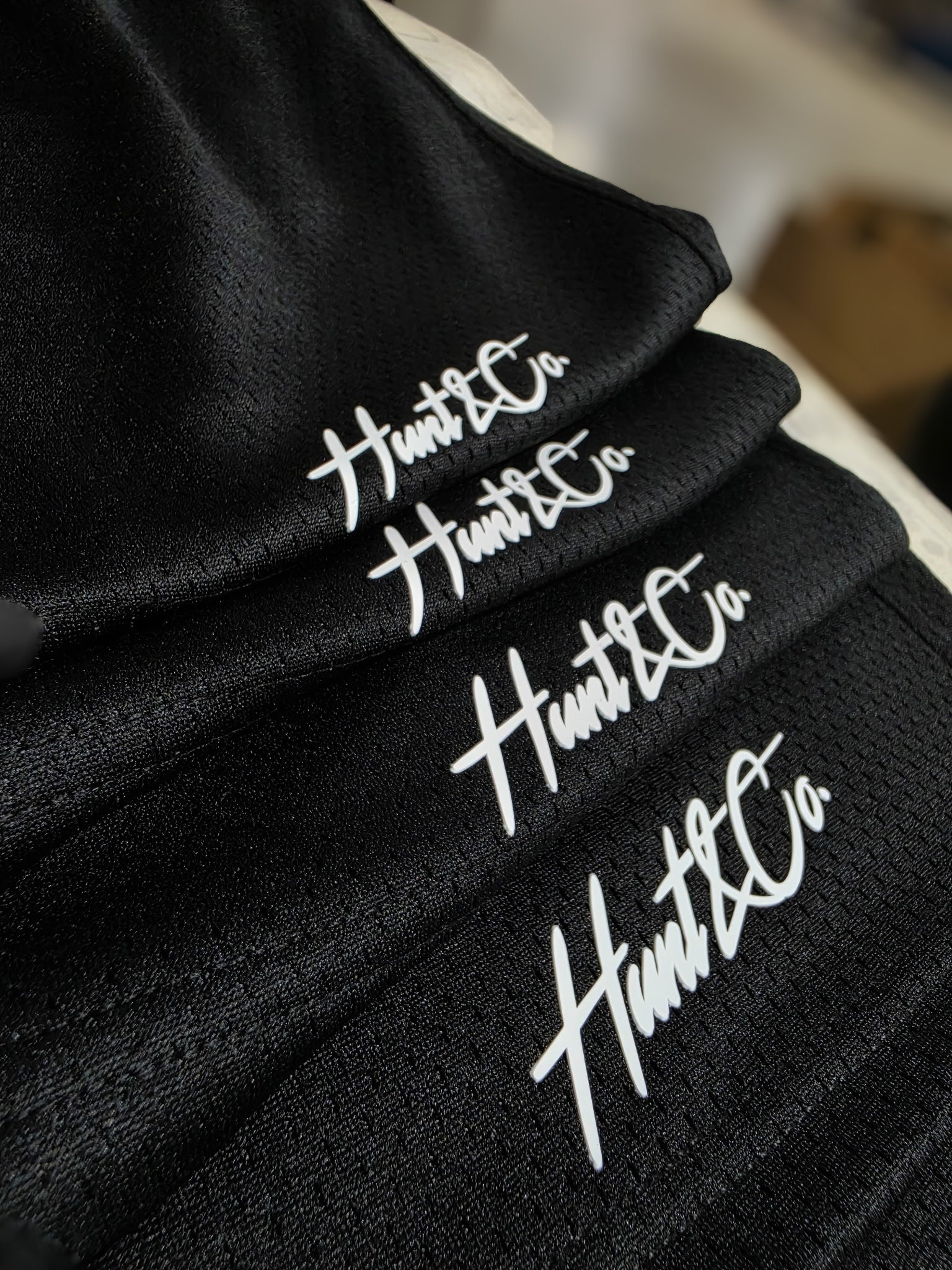 Rubber Logo Basketball Shorts