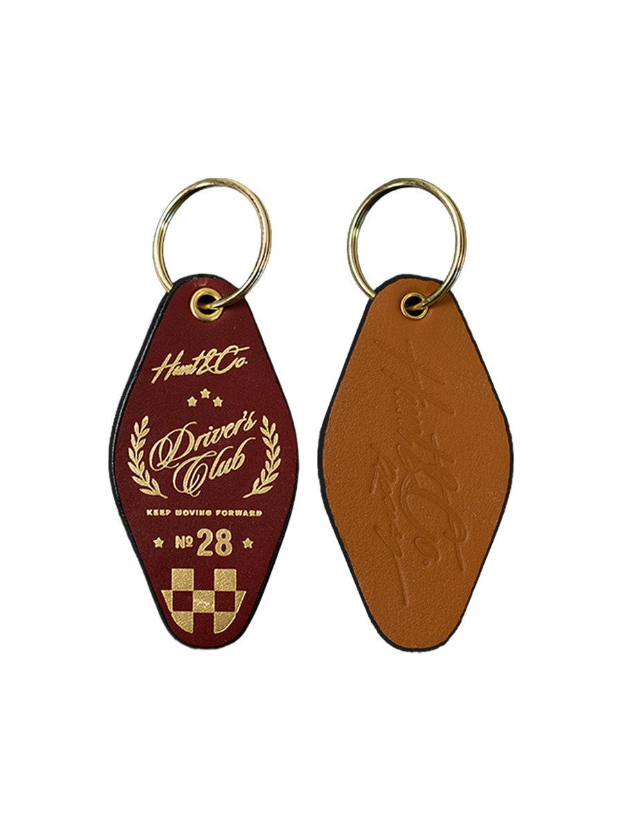 Driver's Club Leather Keychain