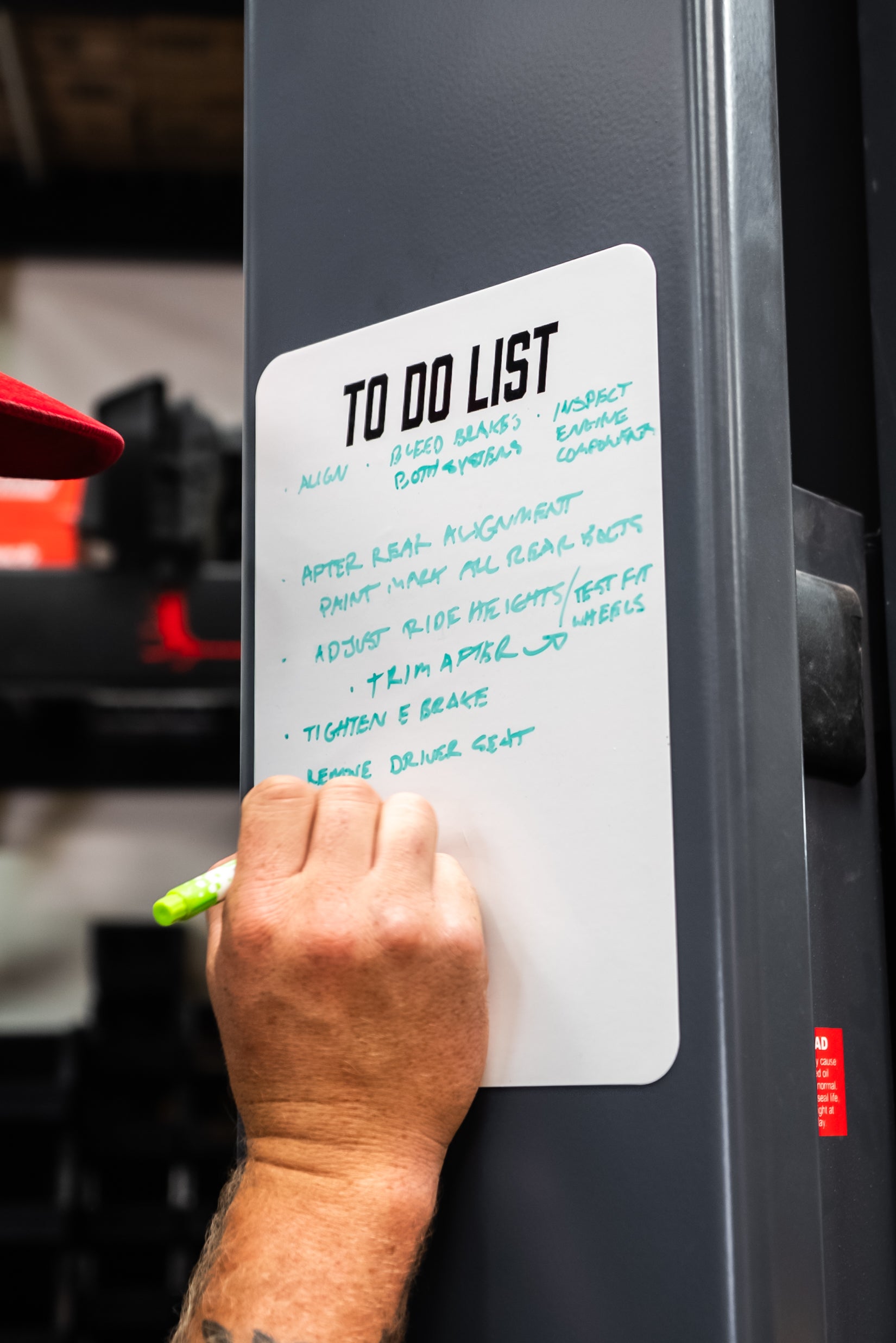 Magnetic To-Do List Board