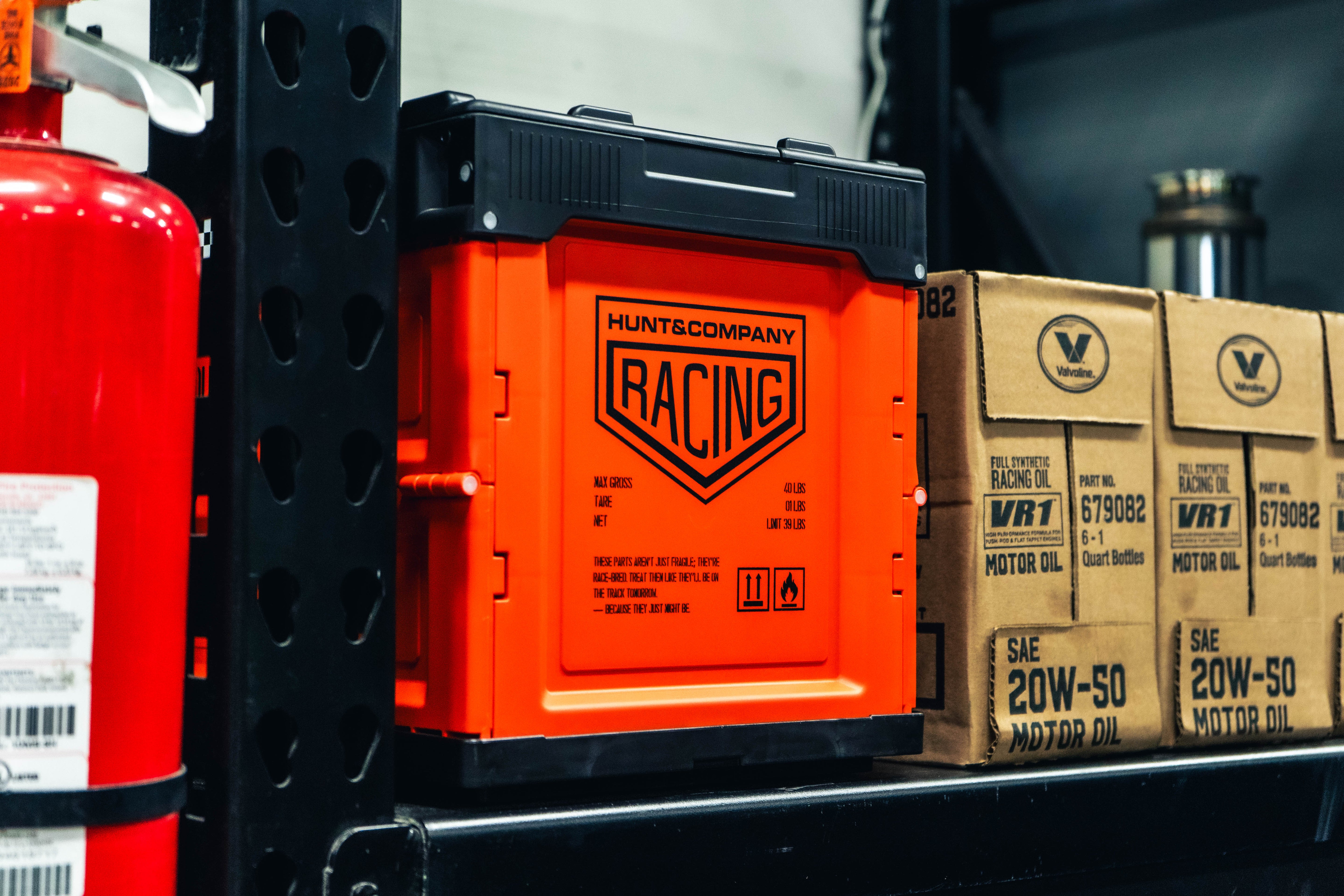 Collapsible Pit Box - Red