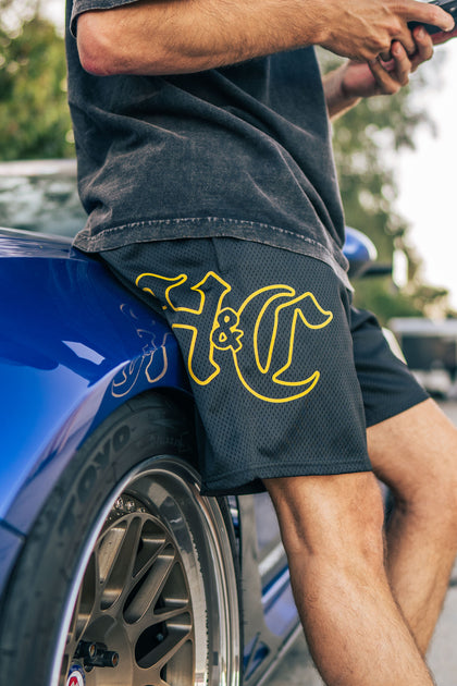 H&C Mesh Shorts - Black – thehuntandcompany