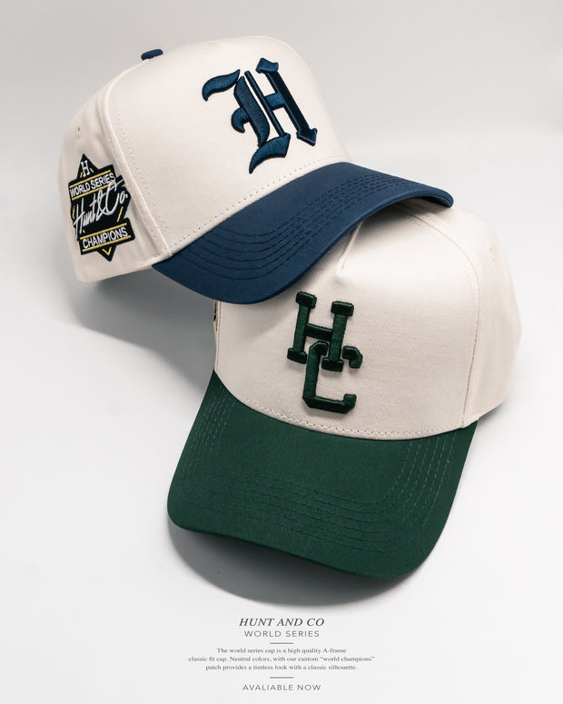 Old English World Series Hat - Blue