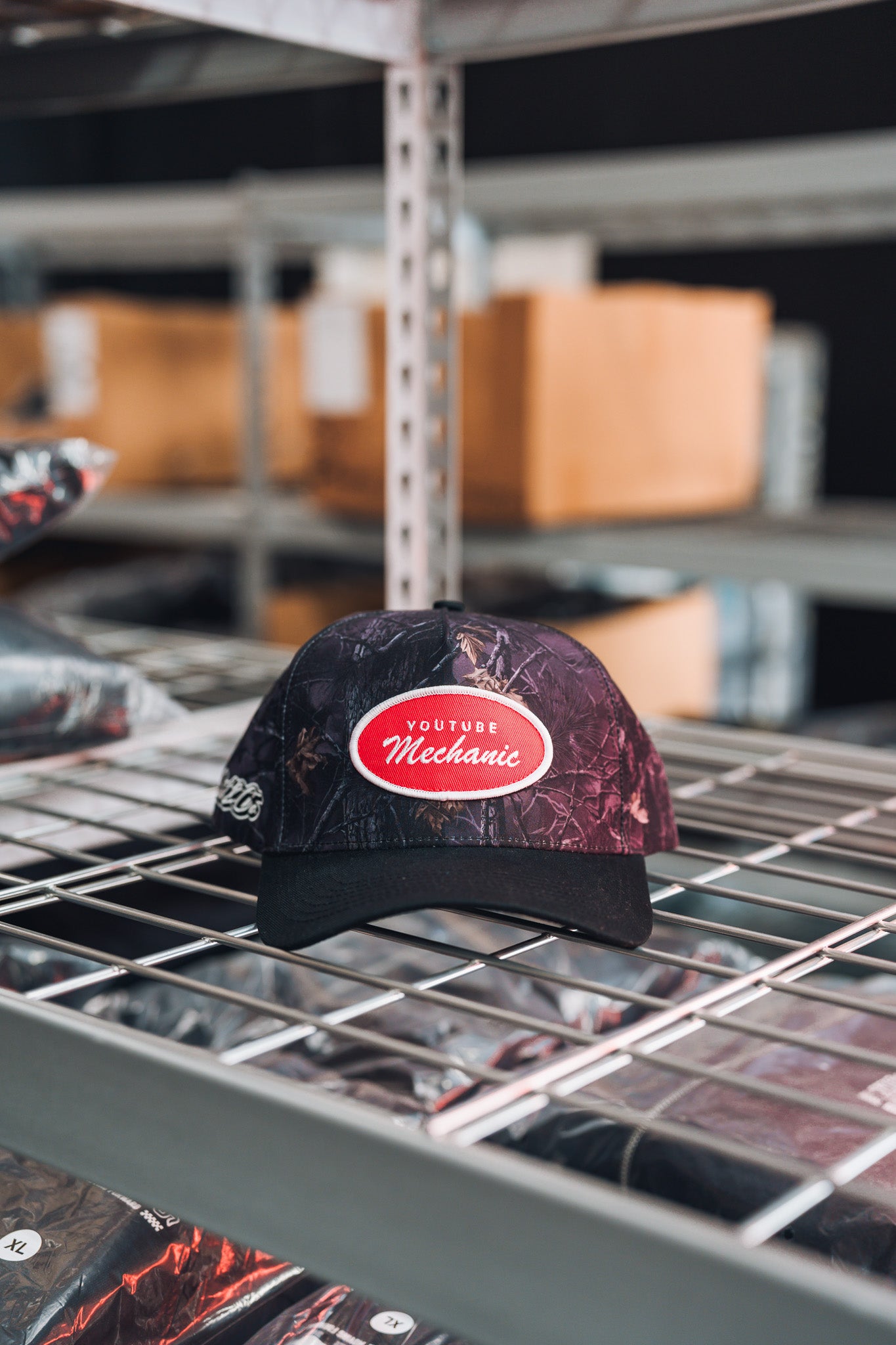 Youtube Mechanic Black Camo Hat