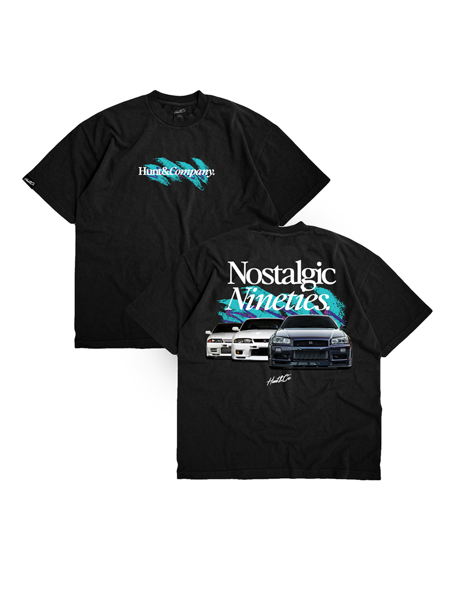 Nostalgic Nineties Tee - Black