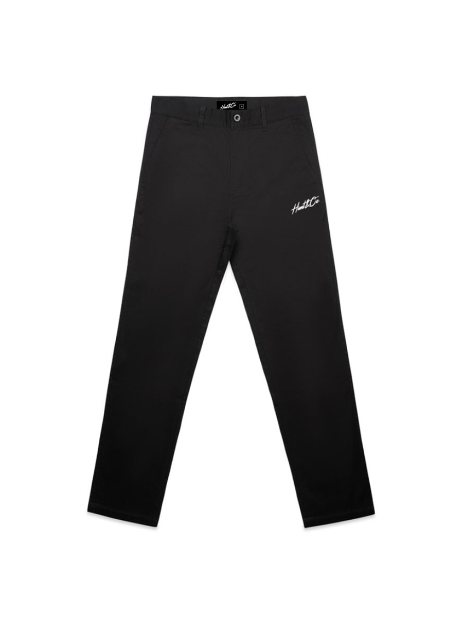 Chino Straight Leg Pants - Black Chino Straight Leg Pants - Black