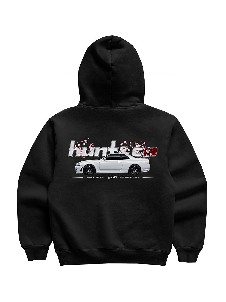 R34 Cherry Blossom Black Sweatshirt