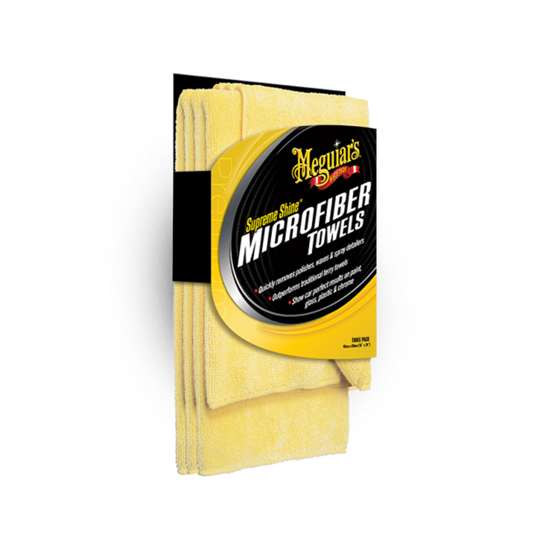Supreme Shine Microfiber Towel - 3 pk