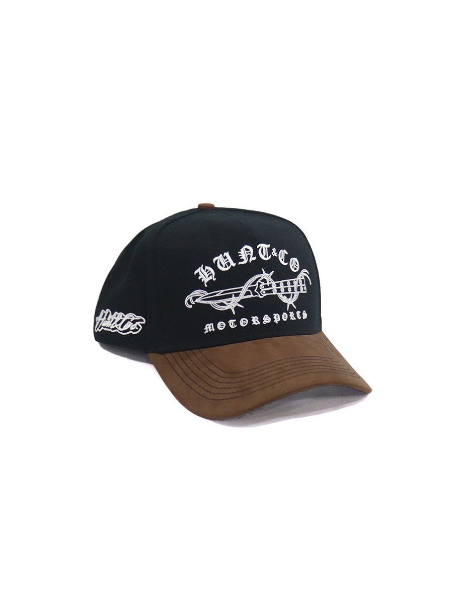 Motorsports Brown Suede Hat