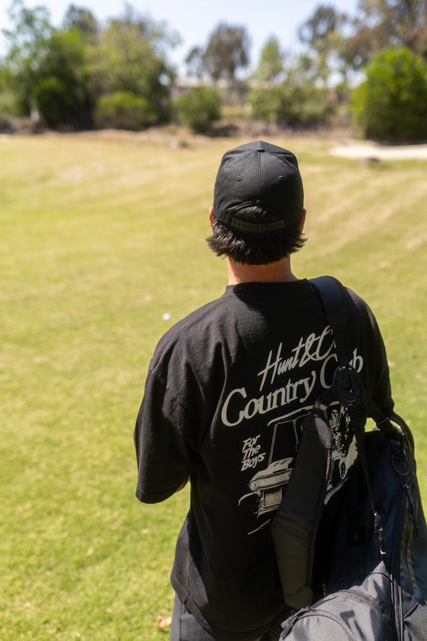 Country Club Cart Tee - Black
