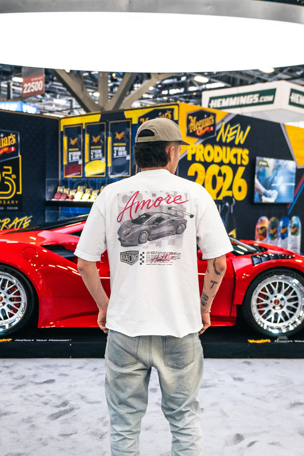 Corsa Amore Tee - White