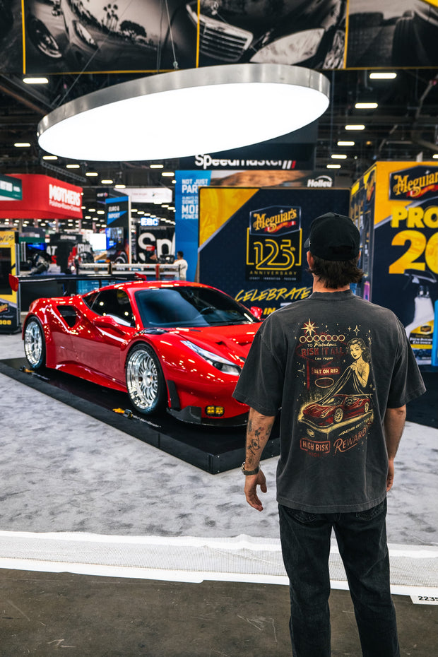 Risk It All Tee - Vintage Black