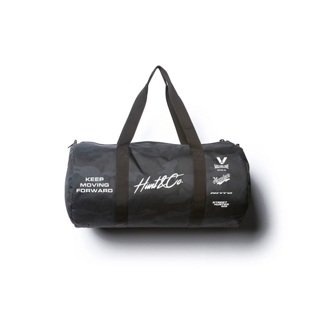 Black Camo Sponsor Duffle Bag