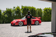 Heritage Black Tee - Red Logo