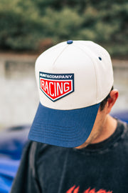 Racing Team Rubber Patch Hat - Blue