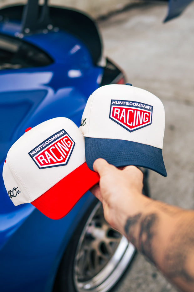 Racing Team Rubber Patch Hat - Red