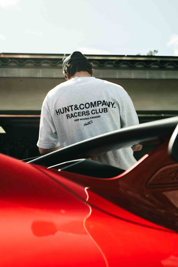 *Pre-Order* Racers Club Tee - Ash
