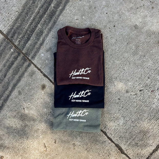 Classic Hunt & Co Tee - Brown