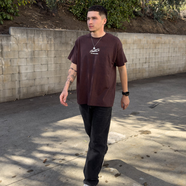 Classic Hunt & Co Tee - Brown