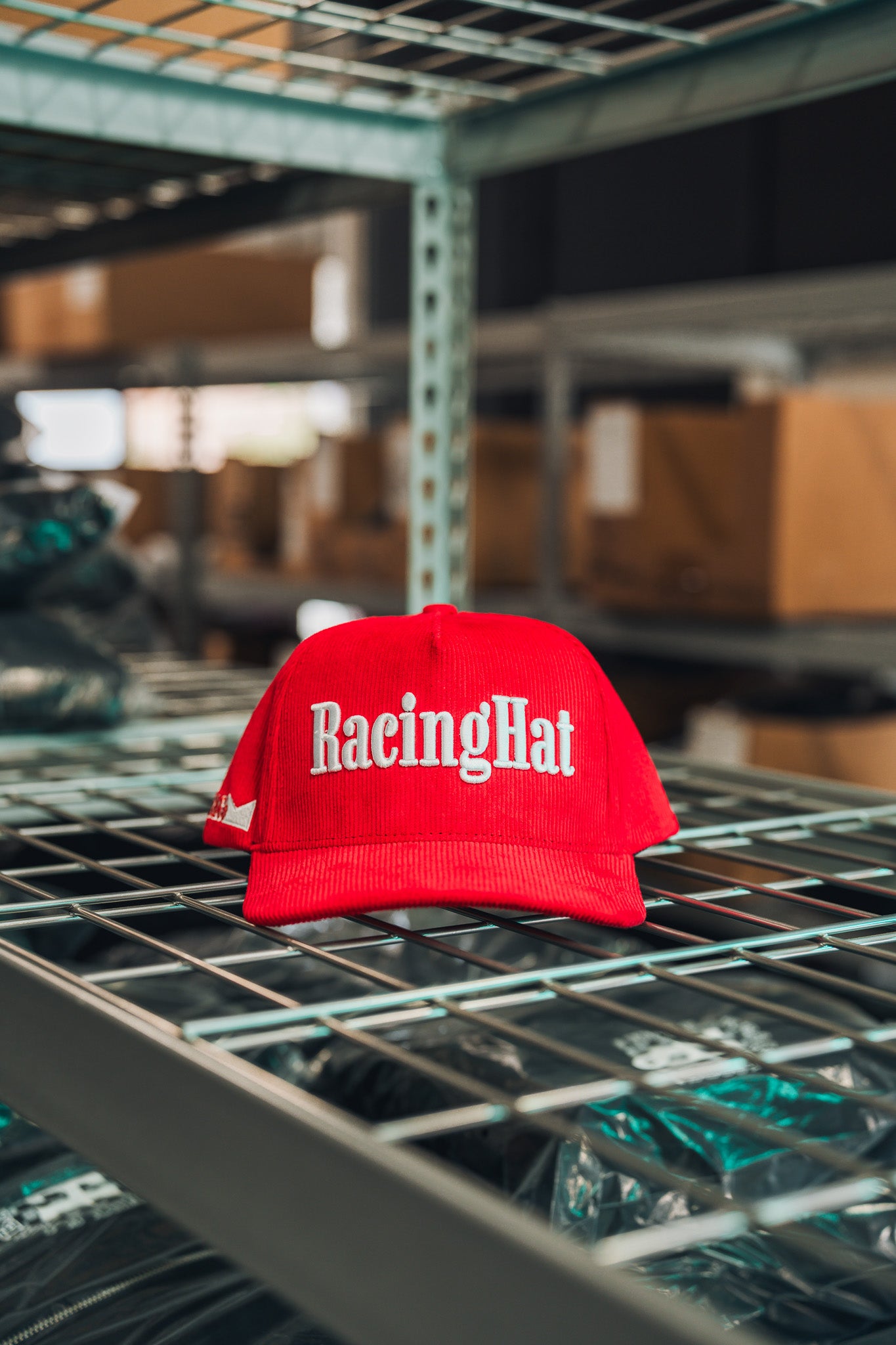 Corduroy Racing Hat