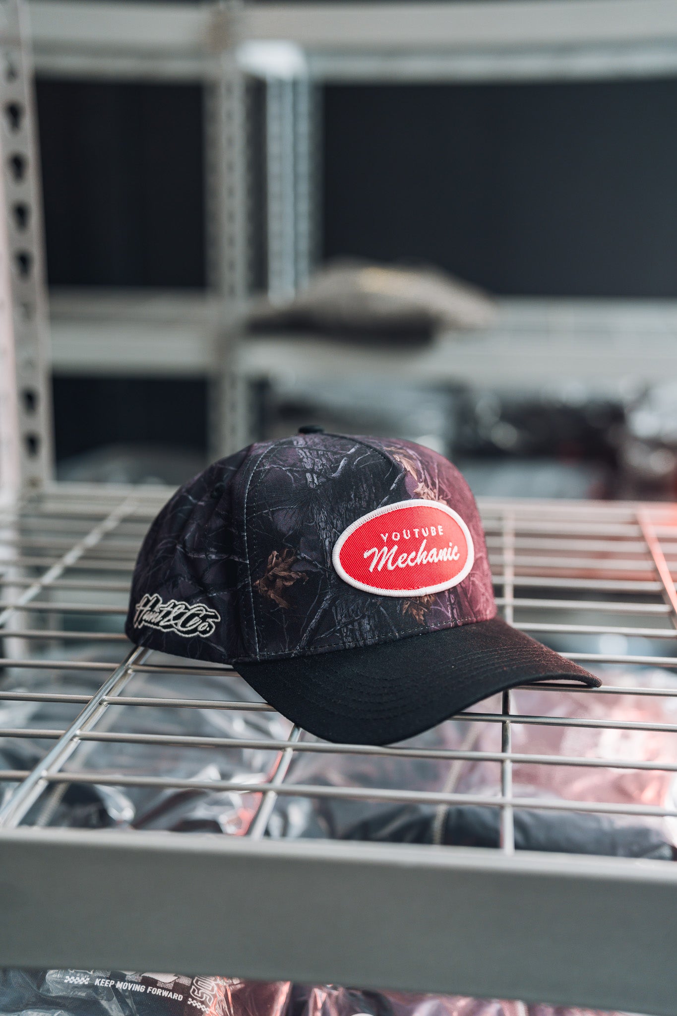 Youtube Mechanic Black Camo Hat