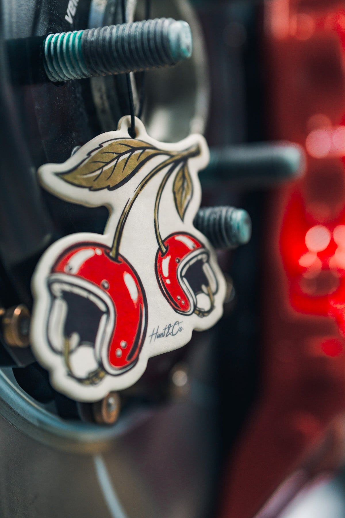 Cherry Helmet Air Freshener