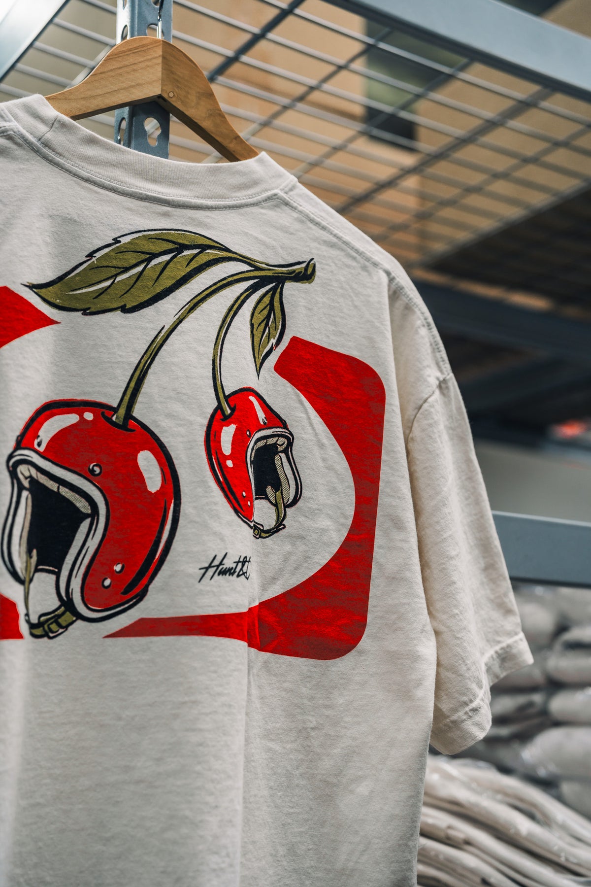Cherry Helmet Tee