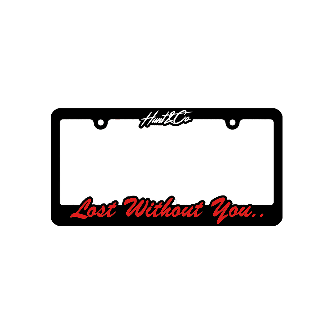 No Plate Car Frame No Plate Frame Born To Run License Plate Frame - Main Image