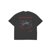 Never Settle Tee - Vintage Black