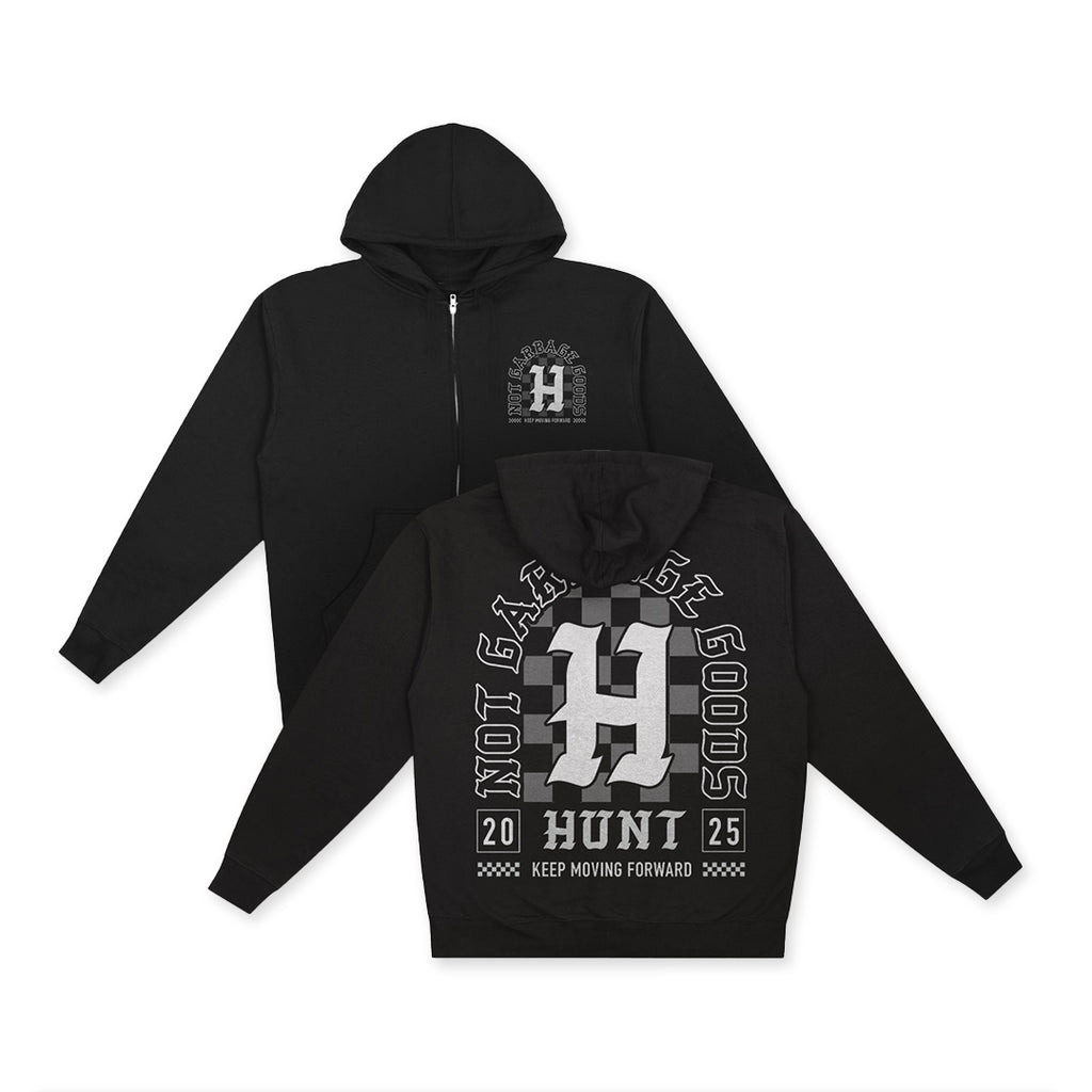 Not Garbage Goods Zip-Up - Black – thehuntandcompany