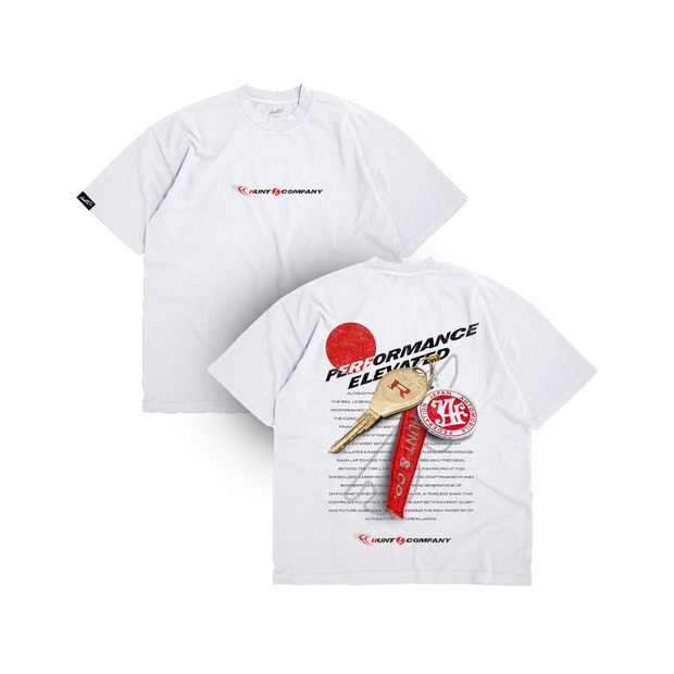 Performance Elevated Tee - White