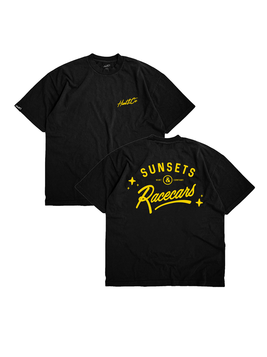 Sunsets & Racecars Tee - Black