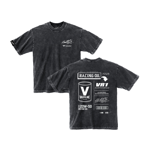 VR1 Tee - Black Mineral Wash