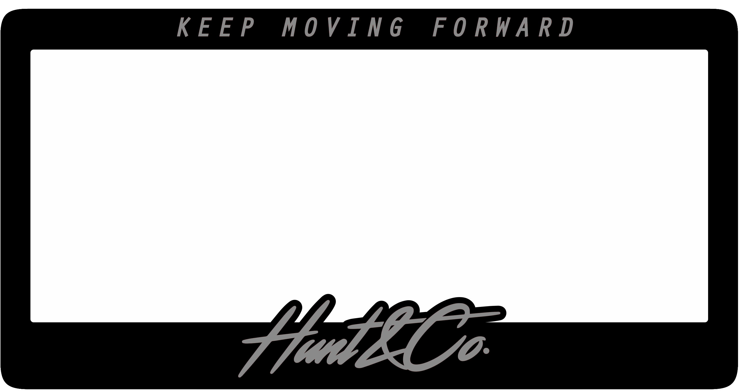 Slant Logo License Plate Frame