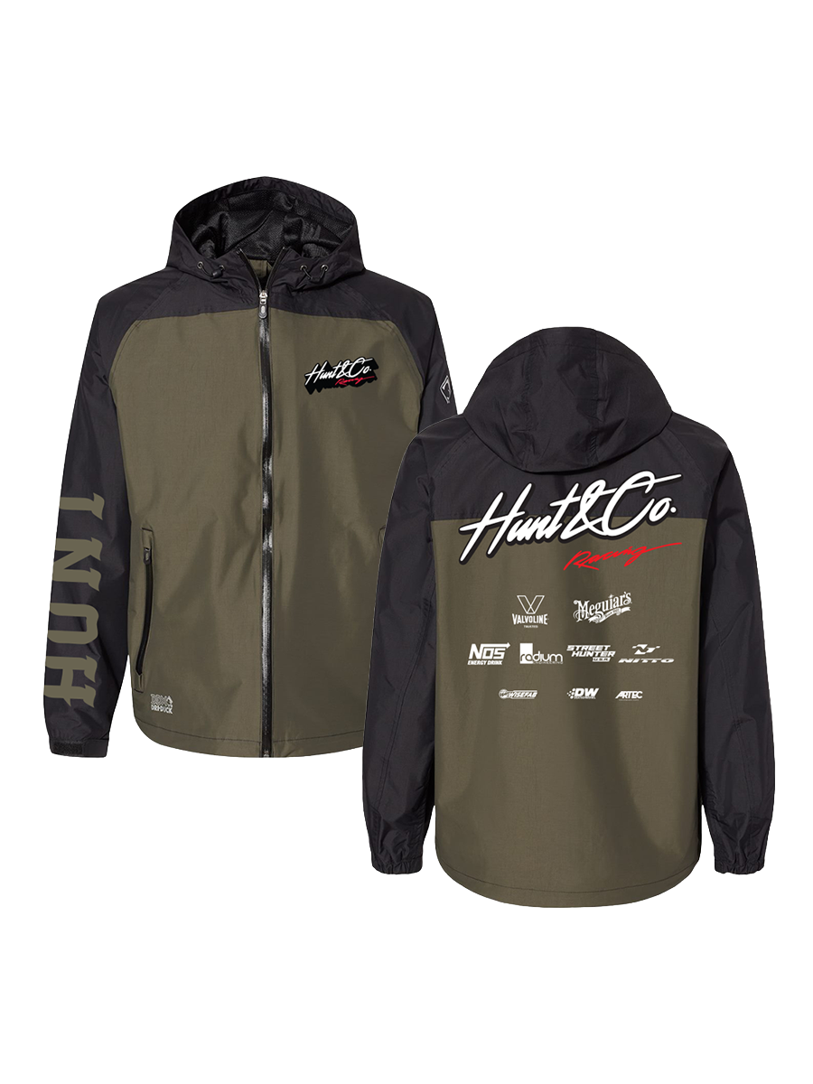 Hunt & Co Sponsor Embroidered Windbreaker