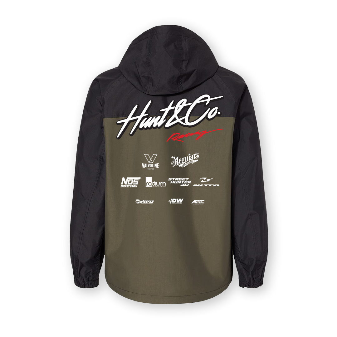 Hunt & Co Sponsor Embroidered Windbreaker – thehuntandcompany