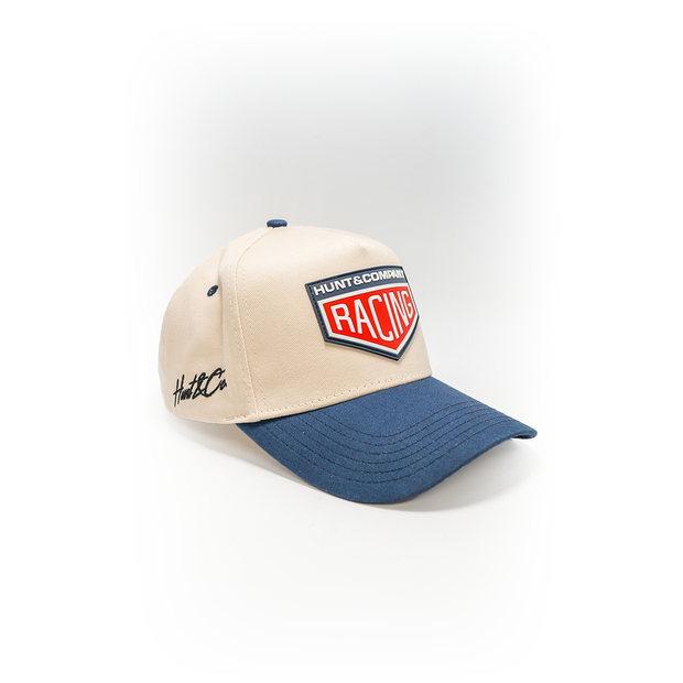 Racing Team Rubber Patch Hat - Blue