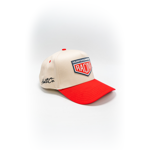 Racing Team Rubber Patch Hat - Red